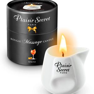 Масажна свічка Plaisirs Secrets Spritz (80 мл) подарункове паковання, керамічний посуд