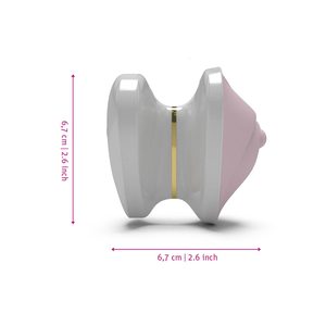 Вібратор для клітора Mystim Heart´s Desire White, 8 режимів, дуже потужний