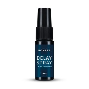 Спрей-пролонгатор Boners Delay Spray 15 мл, легкий анестетик лаурет-9 + метил лактат