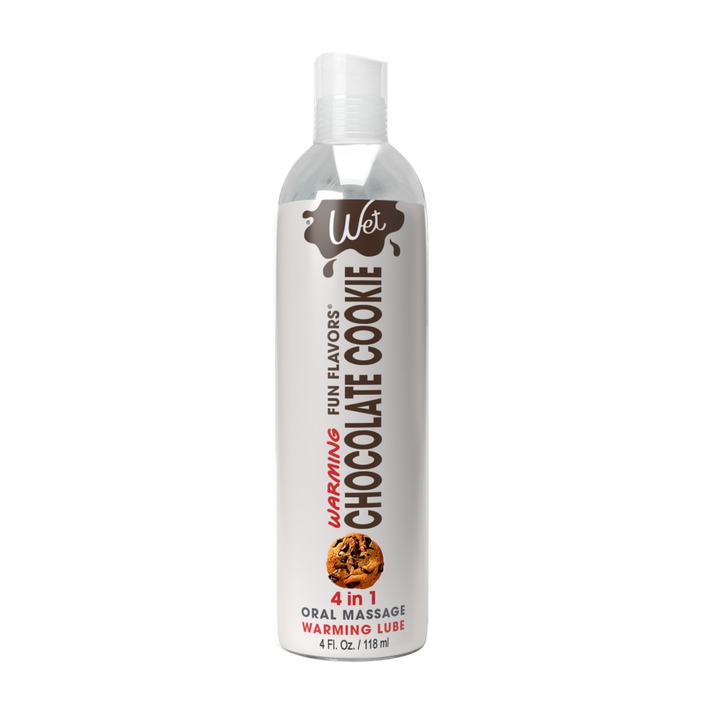 Зігрівальний лубрикант на водній основі Wet Warming Chocolate Cookie 4 in 1, без цукру (118 мл)