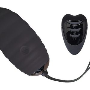Віброяйце Adrien Lastic Ocean Breeze 2.0 Black, пульт ДК, дуже потужний мотор, 10 віброрежимів