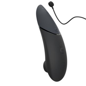 Вакуумний кліторальний стимулятор Womanizer Next Black, 3D Pleasure Air, 14 рівнів інтенсивності