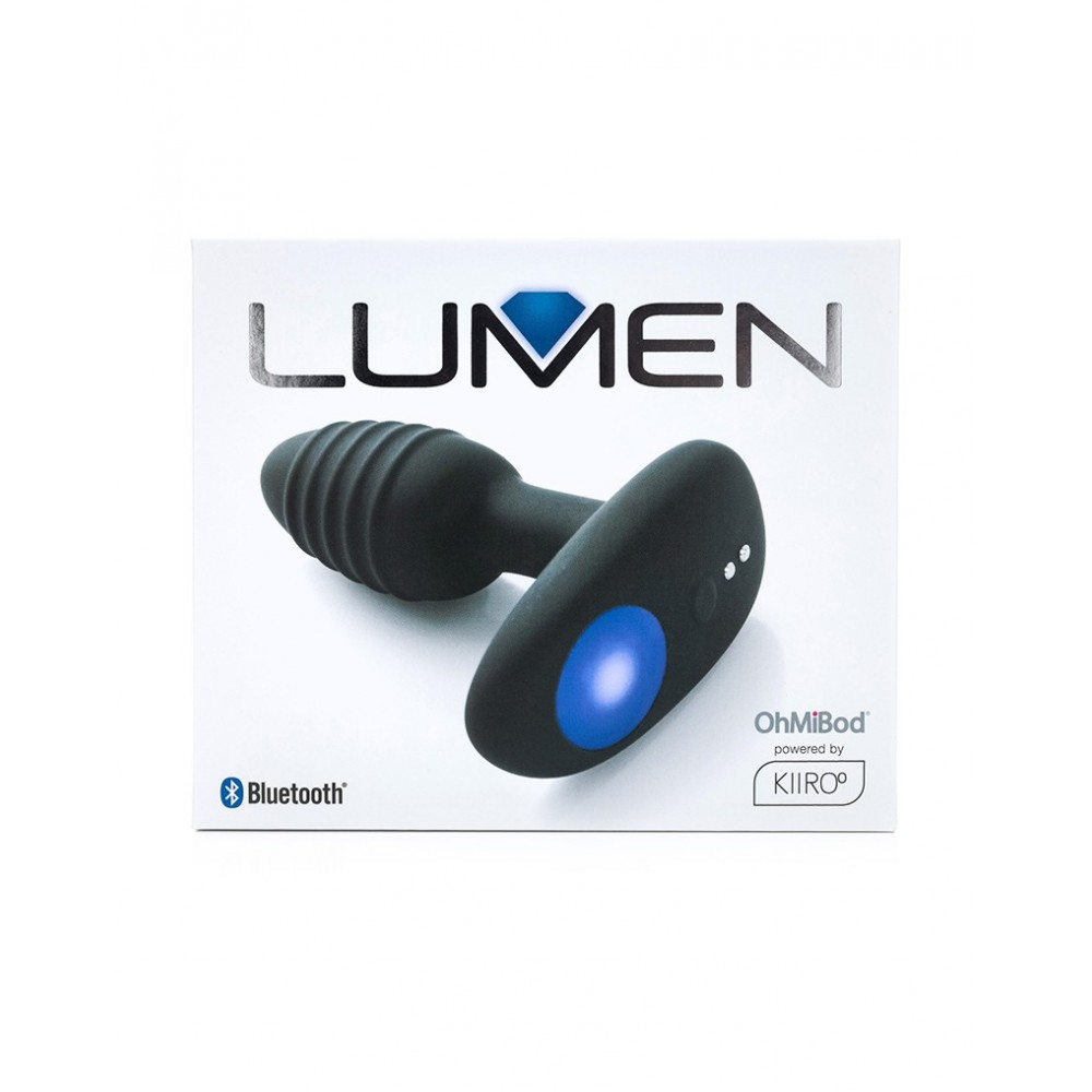 Інтерактивна анальна пробка OhMiBod Lumen powered by KIIROO