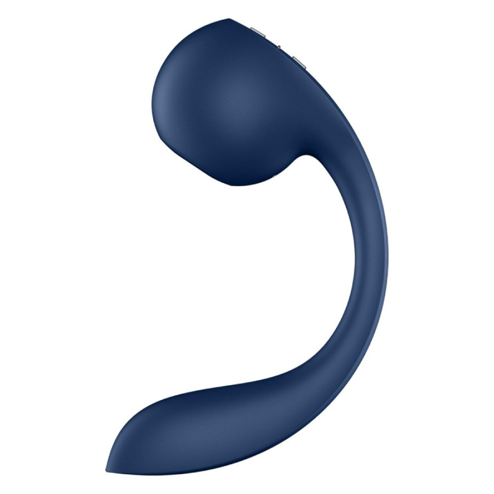 Смарт-стимулятор точки G + вакуумний стимулятор клітора Satisfyer Pro+ Wave 4 Connect App