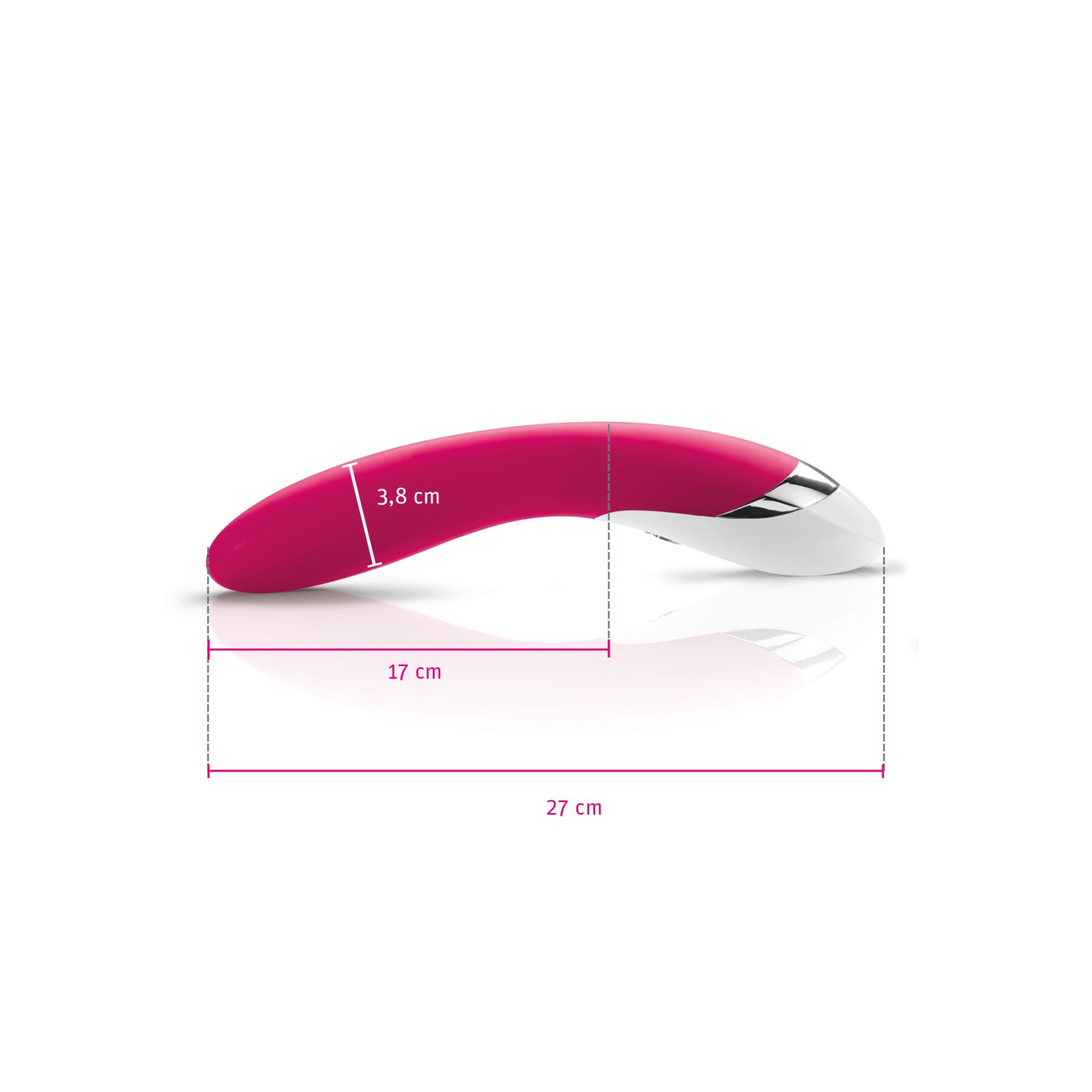 Вібратор Mystim Elegant Eric Pink