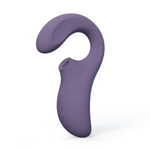 Кліторально-вагінальний звуковий стимулятор LELO Enigma WAVE Cyber Purple, 3 типи стимуляції