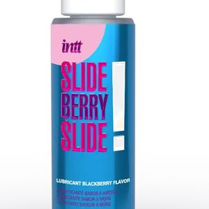 Лубрикант Intt Slide Berry Slide! (100 мл) на водній основі, зі смаком ожини