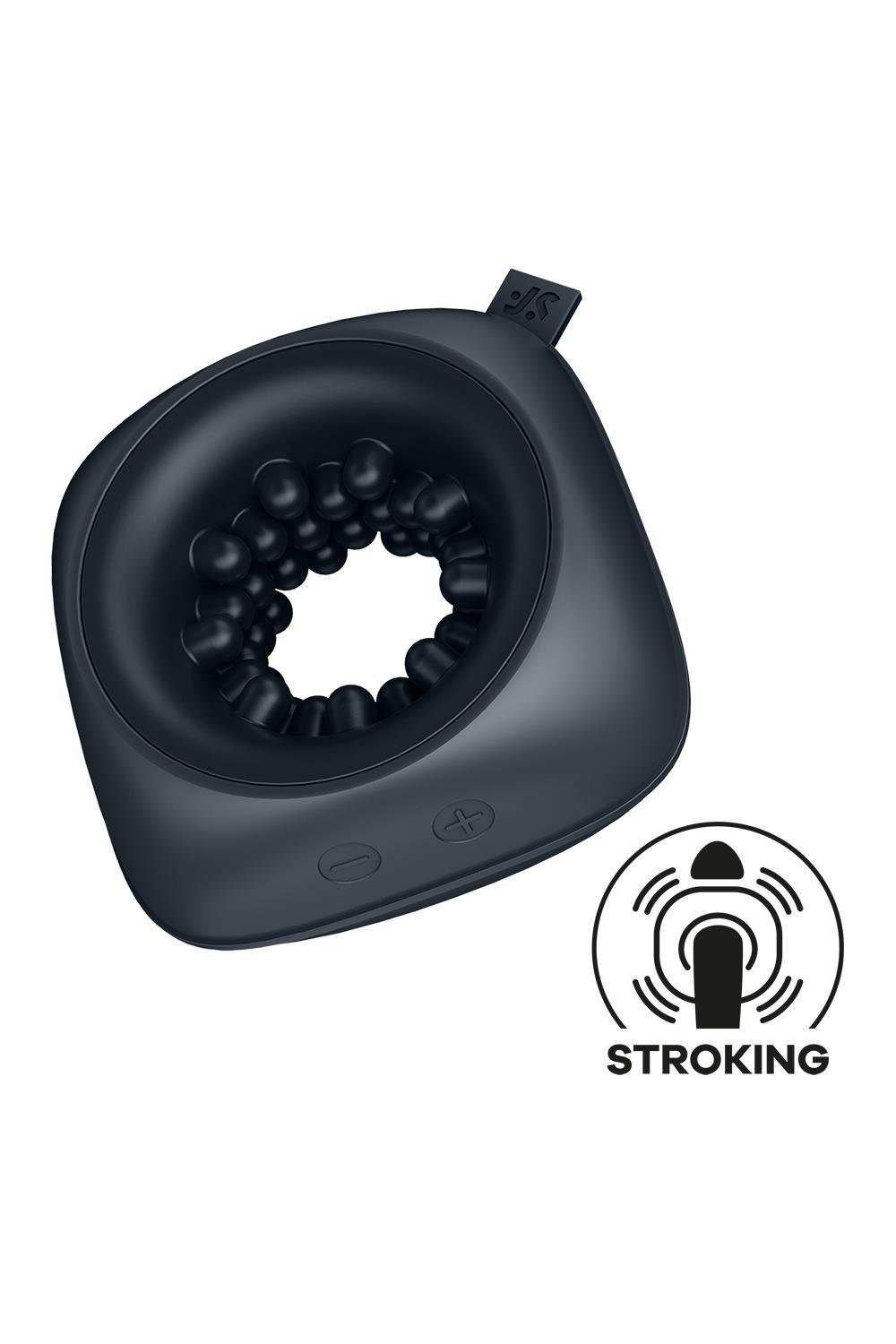 Мастурбатор Satisfyer Ring Stroker, 12 режимів вібрації, універсальний, компактний
