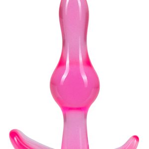 Анальний плаг із стопером Blush B Yours Curvy Anal Plug рожевий