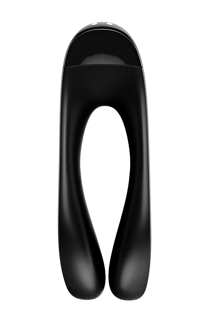 Вібратор на палець Satisfyer Candy Cane Black