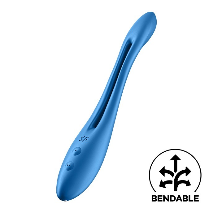 Універсальний гнучкий вібратор для пар Satisfyer Elastic Game Dark Blue