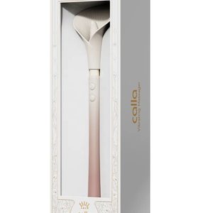 Розкішний вібромасажер Zalo – Calla Blossom Pink, двосторонній, 2 мотори