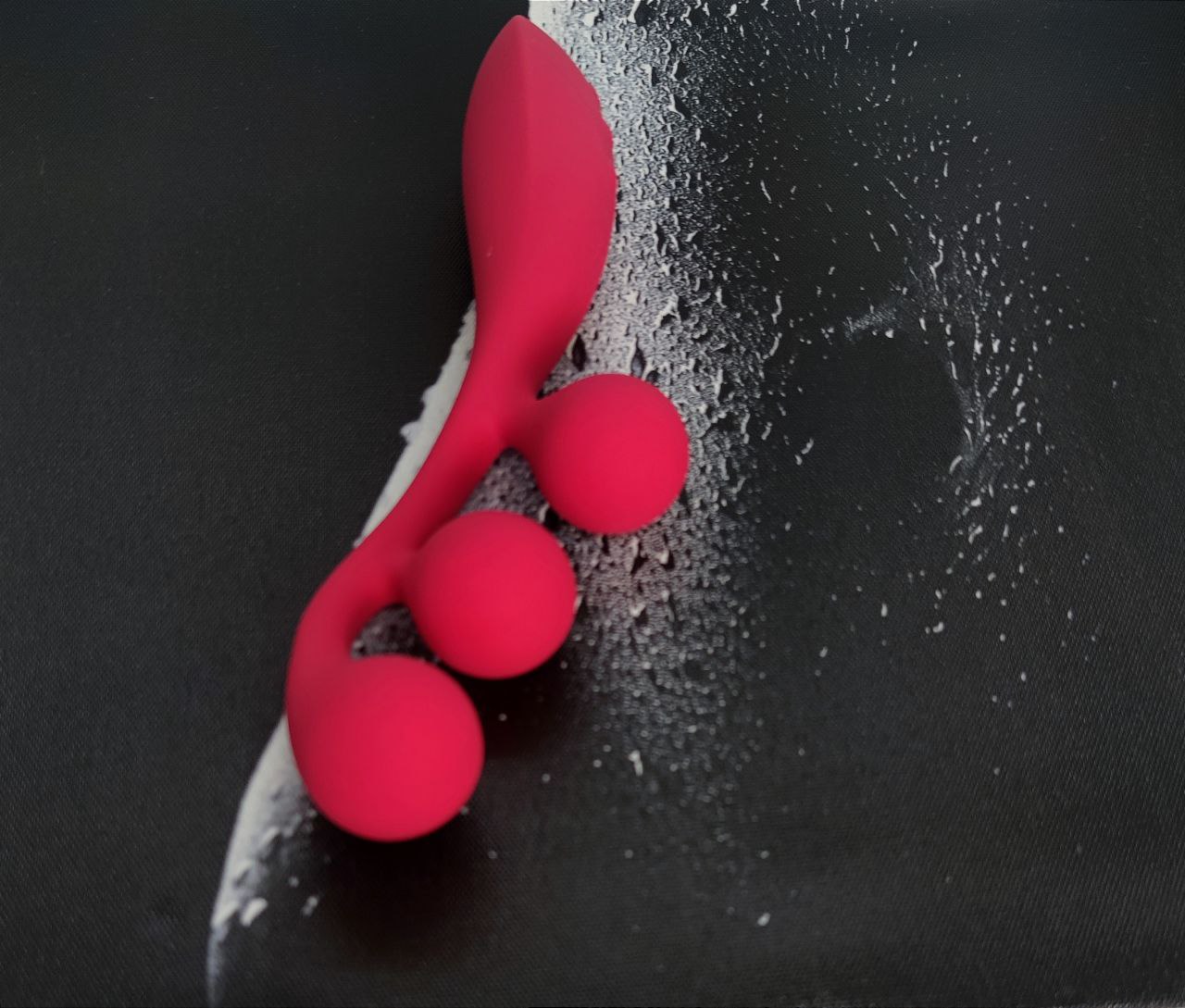 Універсальний вібратор Satisfyer Tri Ball 1, 3 мотори, гнеться