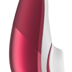 Вакуумний кліторальний стимулятор Womanizer Liberty Red, магнітна кришка, 2 насадки