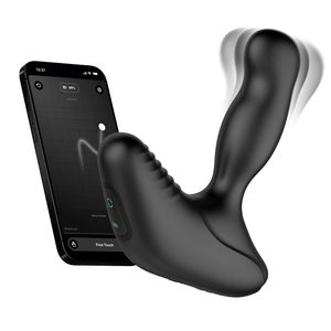 Смарт-масажер простати Nexus Revo Stealth with APP, вібрація+ротація, пульт ДУ, до 10 годин роботи
