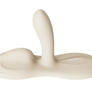 Sit-on-top смарт-вібратор Zalo – Flora Smart Vibrating Pad Ivory White, 9 моторів