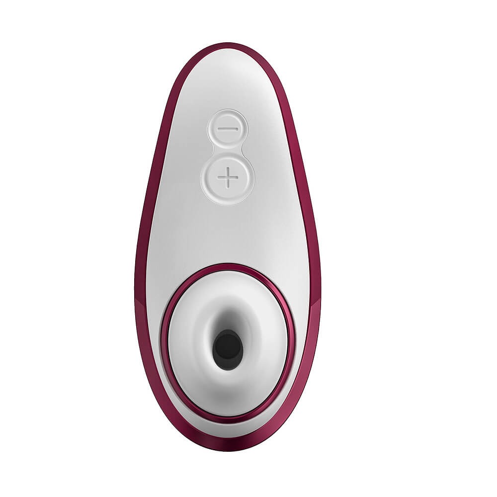 Вакуумний кліторальний стимулятор Womanizer Liberty Red, магнітна кришка, 2 насадки