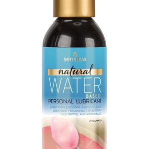 Змазка на водній основі Sensuva Natural Water-Based Cotton Candy (125мл) без гліцерину і парабенів