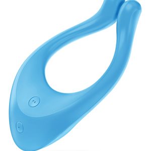 Вібратор для пар Satisfyer Endless Love Blue, 3 незалежні мотори, багатофункціональний