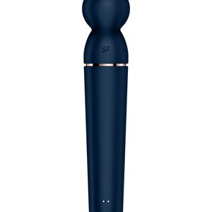 Вібромасажер Satisfyer Planet Wand-er Blue/Rosegold, дуже потужний, бездротовий