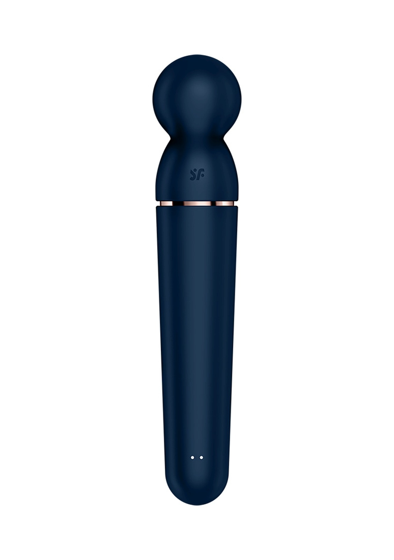 Вібромасажер Satisfyer Planet Wand-er Blue/Rosegold, дуже потужний, бездротовий