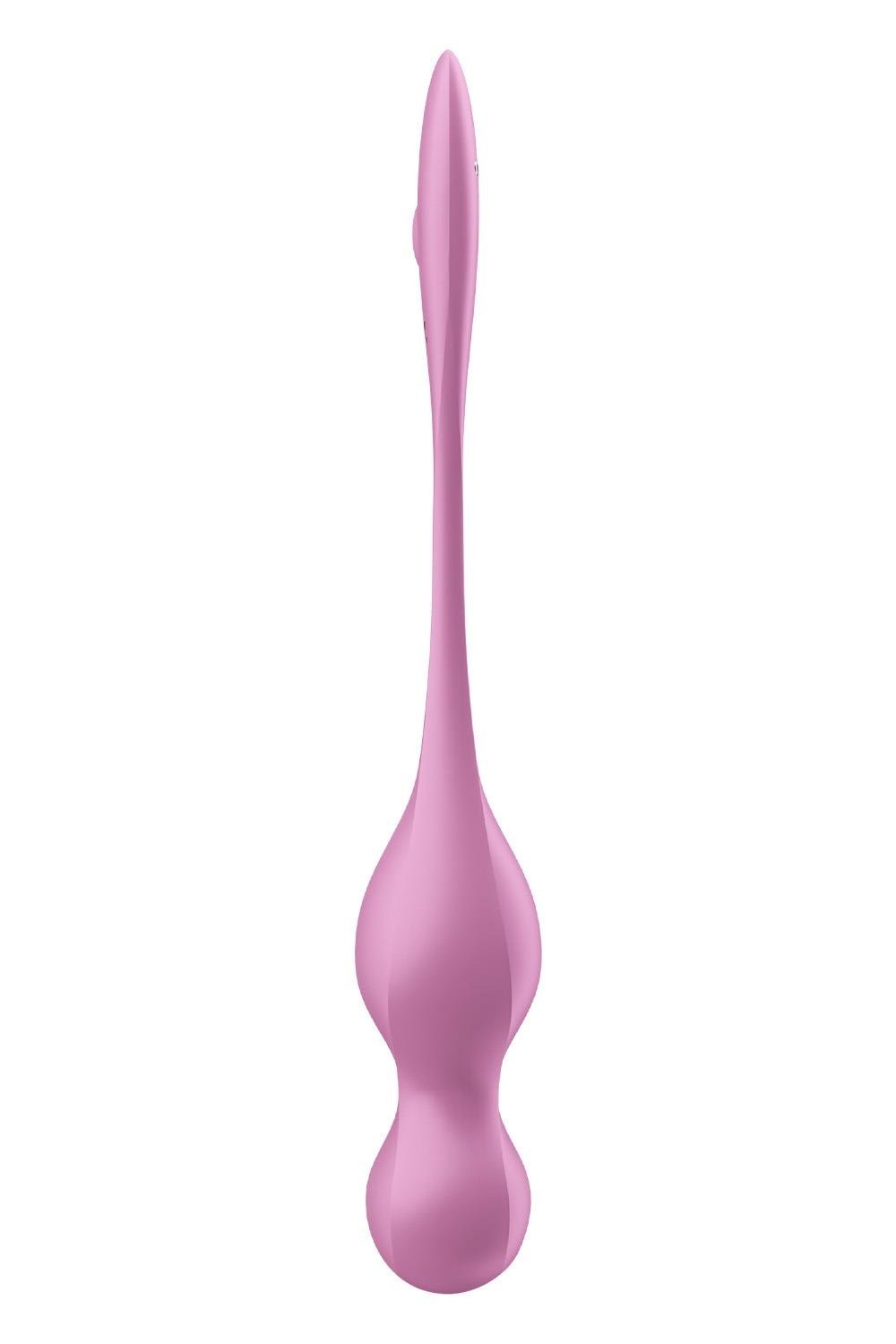 Вагінальні смарт-кульки з вібрацією Satisfyer Love Birds 1 Connect App Pink, 78 г