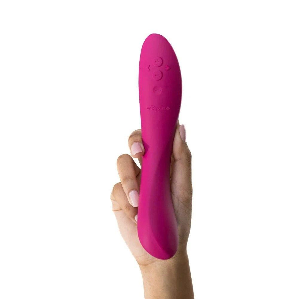 Смарт-вібратор We-Vibe Rave 2 Twisted Pleasure Pink, для точки G та входу в піхву, 2 мотори
