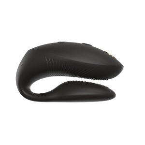Вібратор для пар We-Vibe Chorus Pro Satin Black з пультом і додатком, чорний