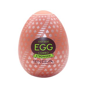Мастурбатор-яйце Tenga Egg Combo, щільний TPE, пробник лубриканту 5 мл