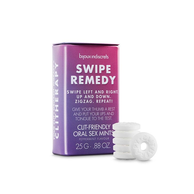 М'ятні цукерки Bijoux Indiscrets Swipe Remedy – clitherapy oral sex mints без цукру