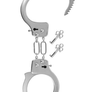 Строгі металеві наручники Fetish Tentation Soft adjustable metal wrist cuffs