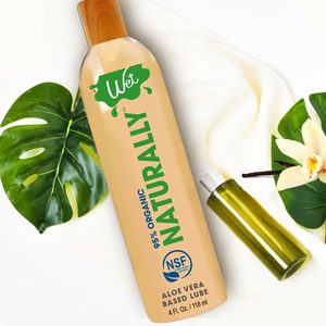 Лубрикант на водній основі Wet Naturally, екстракт алое, веганська формула (118 мл)