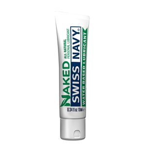 Лубрикант на водній основі Swiss Navy NAKED All Natural, 10 мл, для чутливої ​​шкіри