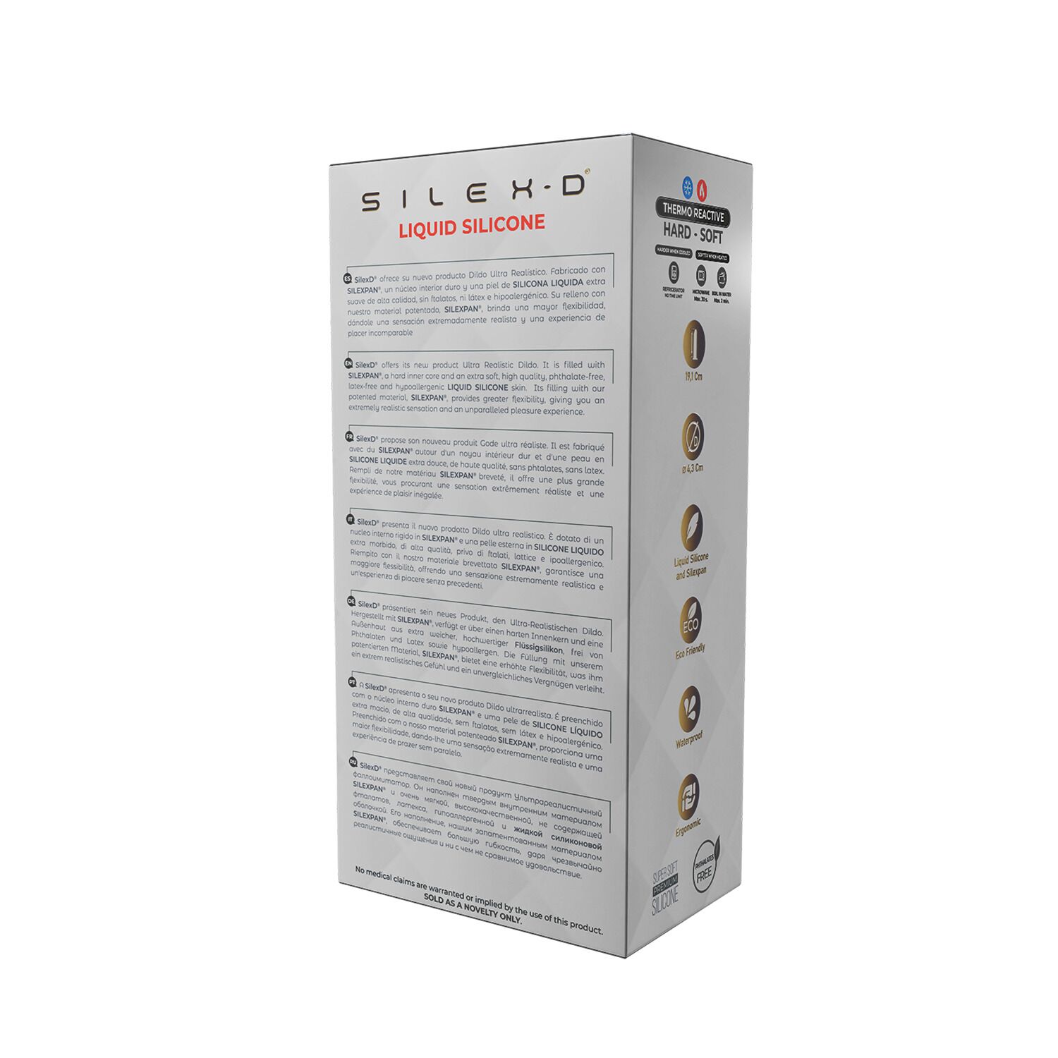 Фалоімітатор SilexD Flesh (MODEL 2 size 8in) Liquid Silicone, підходить для Apollo S та L