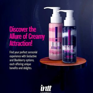 Зволожувальний крем-гель 2в1 Intt Creamy Attraction Blackberry 100 мл для всього тіла, смак ожини