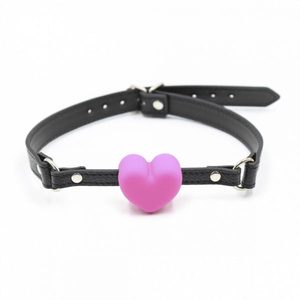 Кляп серце Silicone Luxury Fetish Pink