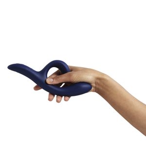 Смарт вібратор-кролик We-Vibe Nova Midnight Blue, ергономічний, регульований кут нахилу стовбура
