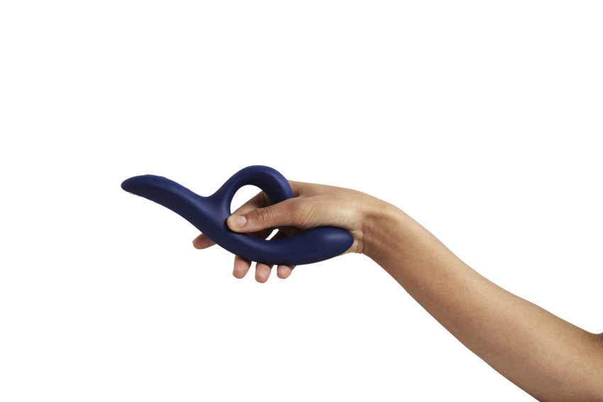Смарт вібратор-кролик We-Vibe Nova Midnight Blue, ергономічний, регульований кут нахилу стовбура