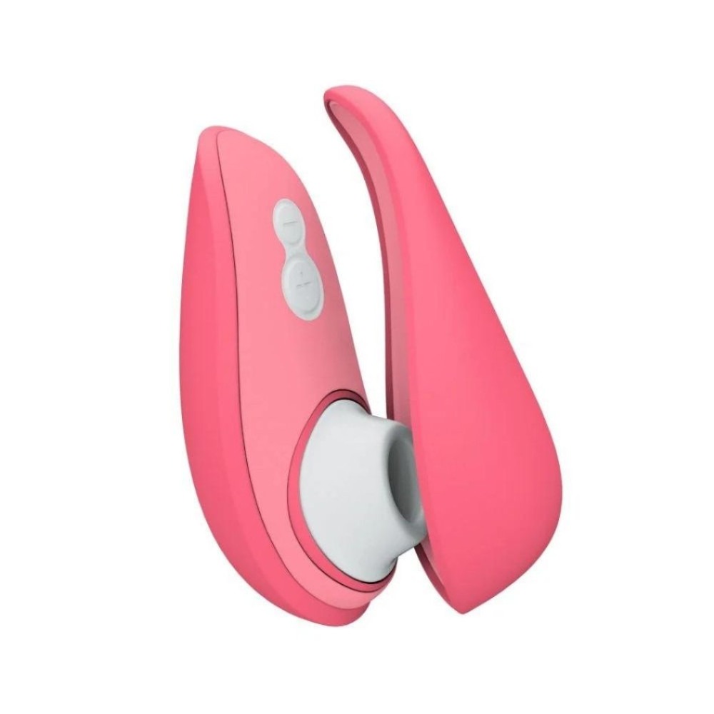 Вакуумний кліторальний стимулятор Womanizer Liberty 2 Vibrant Rose, 8 режимів, магнітна кришечка