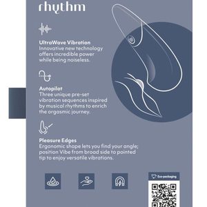Мінівібратор Womanizer Vibe Dark Blue, 3 авторежими + 10 рівнів інтенсивності