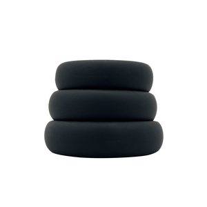 Набір ерекційних кілець Alive Sensual Pleasure Rings, 3 розміри, чорні, дуже еластичні