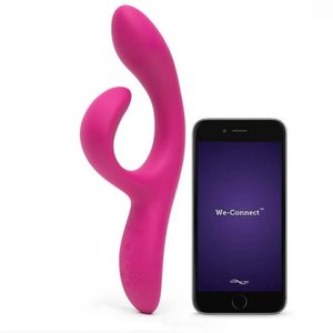Смарт вібратор-кролик We-Vibe Nova Fuchsia, ергономічний, регульований кут нахилу стовбура