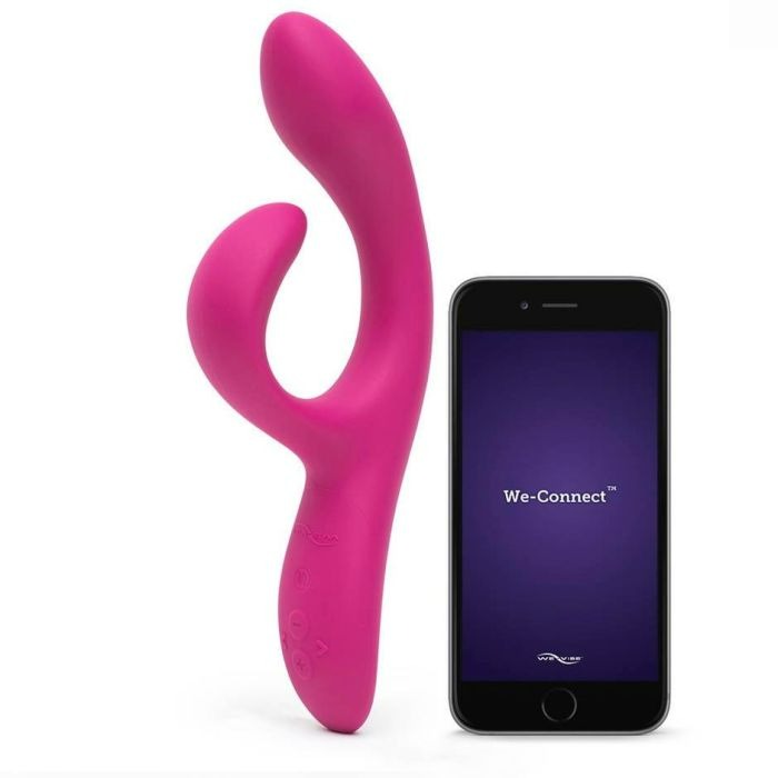 Смарт вібратор-кролик We-Vibe Nova Fuchsia, ергономічний, регульований кут нахилу стовбура