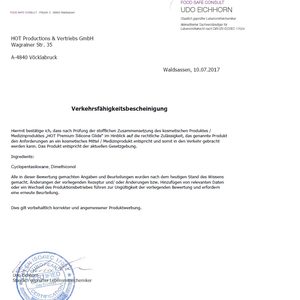 Лубрикант на силіконовій основі HOT Premium Silicone Glide, 100 мл