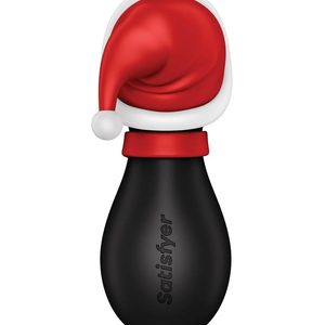 Вакуумний кліторальний стимулятор Satisfyer Penguin Holiday Edition, у шапочці та шарфі