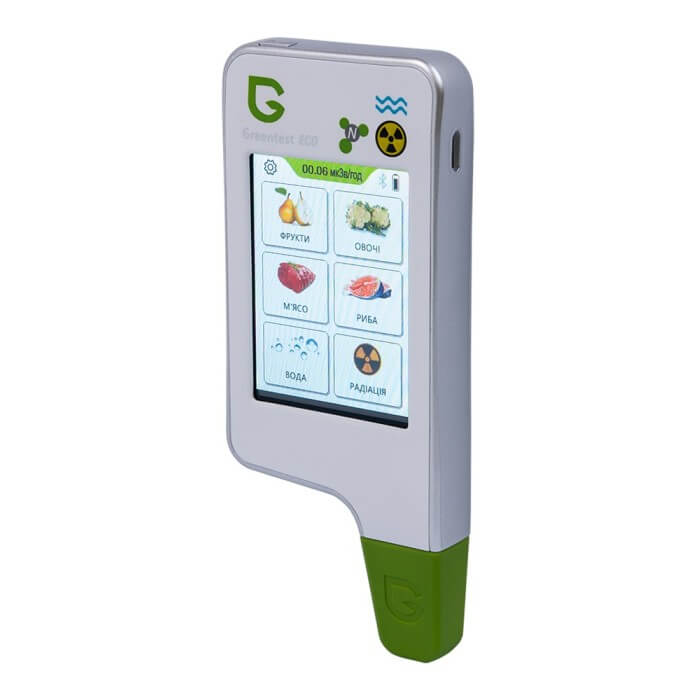 GreenTest ECO 6+ риба. Дозиметр, Нітрат-Тестер та Вимірювач жорсткості води