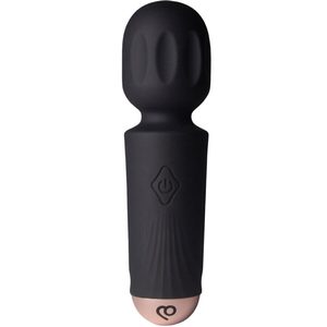 Вібромасажер Rocks Off Mini Wand Black Tulip, 16 режимів