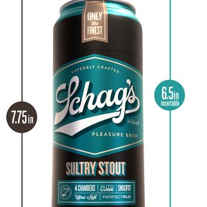 Мастурбатор – банка пива Blush Schag's – Sultry Stout Masturbator – Frosted, самозмащуваний, вакуум