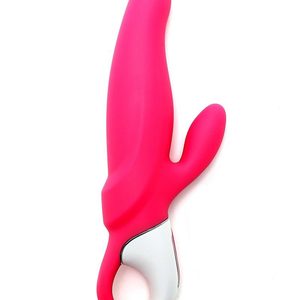 Потужний вібратор-кролик Satisfyer Vibes Mr. Rabbit, два мотори, литий силікон, 12 режимів роботи