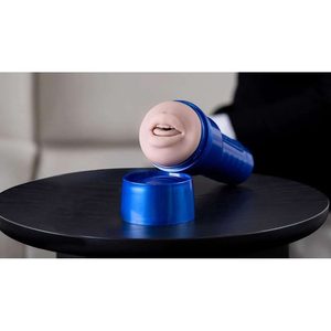 Мастурбатор-ротик Fleshlight Boost Blow Light Medium Flesh, плаваючі кільця Turbo Tech
